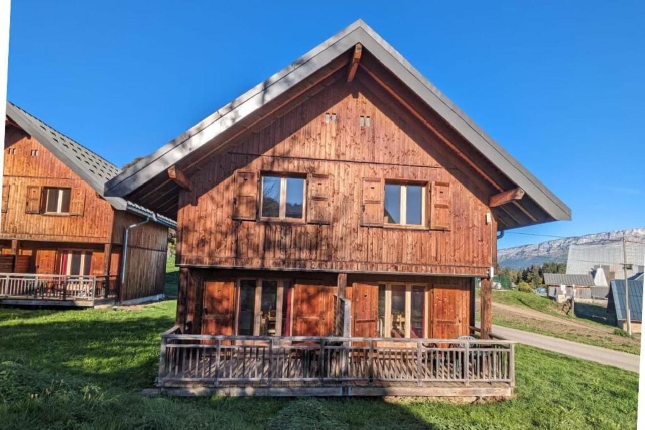 Chalet Moeki Acces Piscine Sauna Les Déserts Extérieur photo